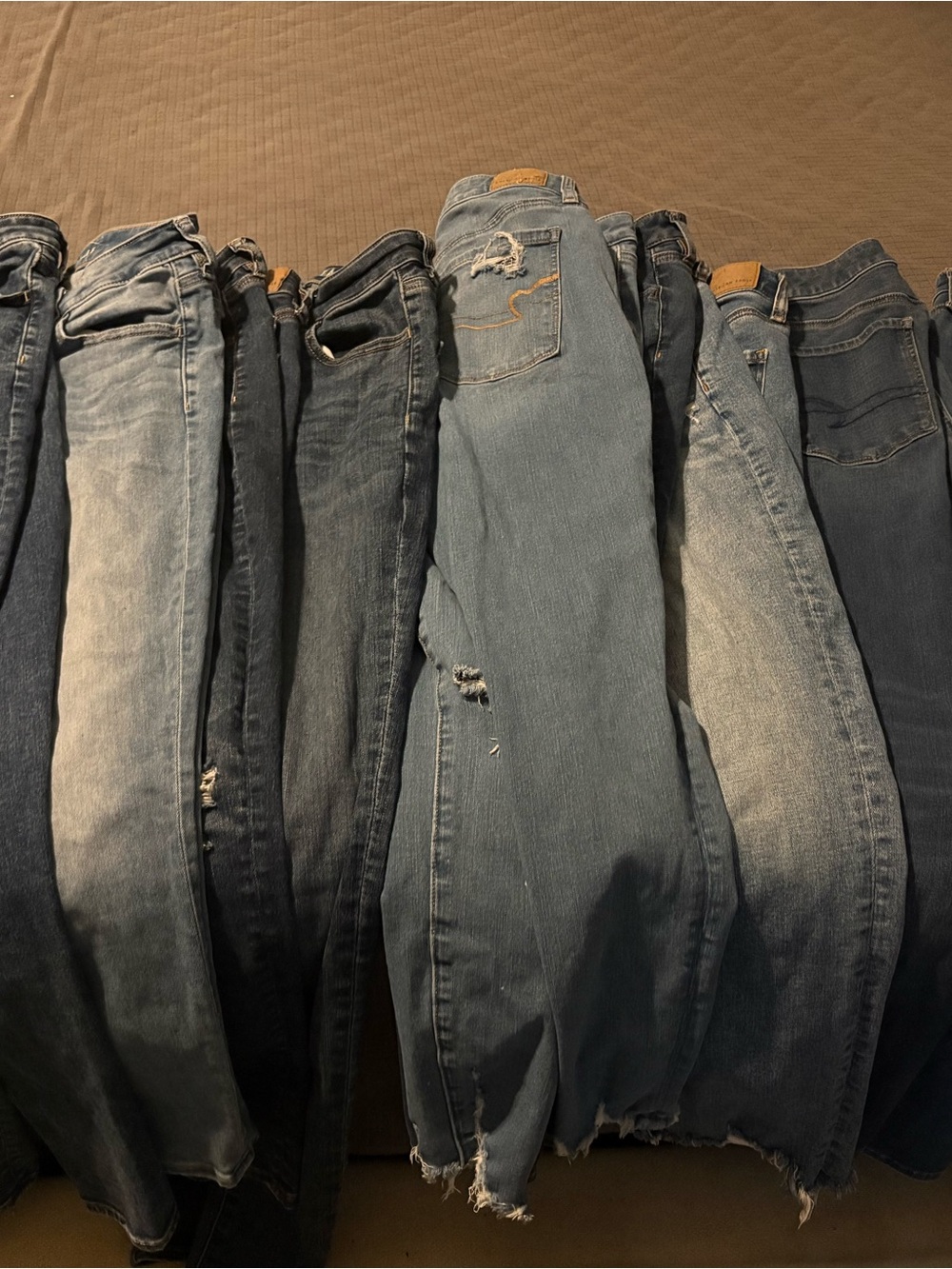 American Eagle Outfitters Women's Skinny Jeans - Assorted Blue Denim